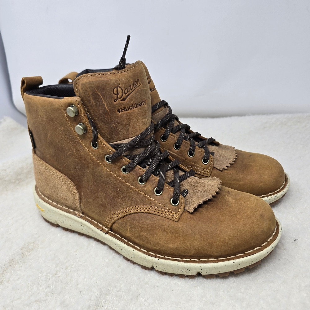 Danner Logger 917 Gold Rush GTX Mens 8.5 Brown Huckberry Gore-Tex Vibram Boots
